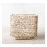 Square Coffee Table Classico Ombra Travertine Side Table Natural Stone Furniture